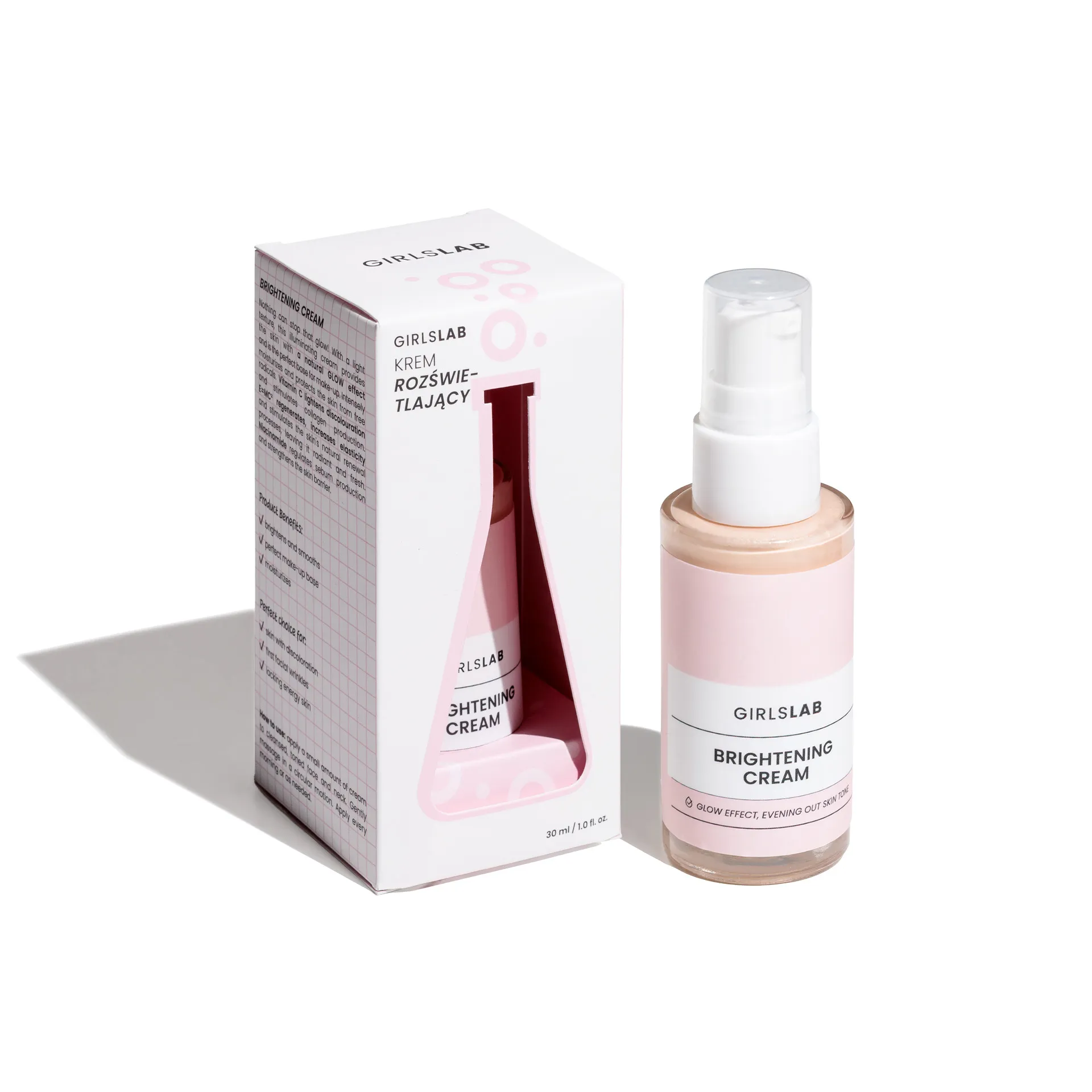 GirlsLab GL.009 Brightening Cream med vitamin C og niacinamid
