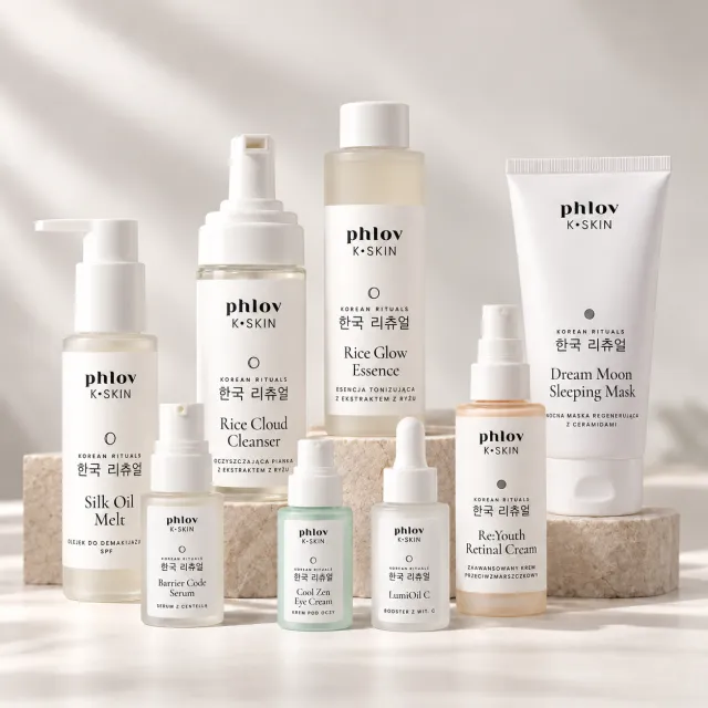 PHLOV K-SKIN Evening Routine | Hudpleiesett med 8 produkter