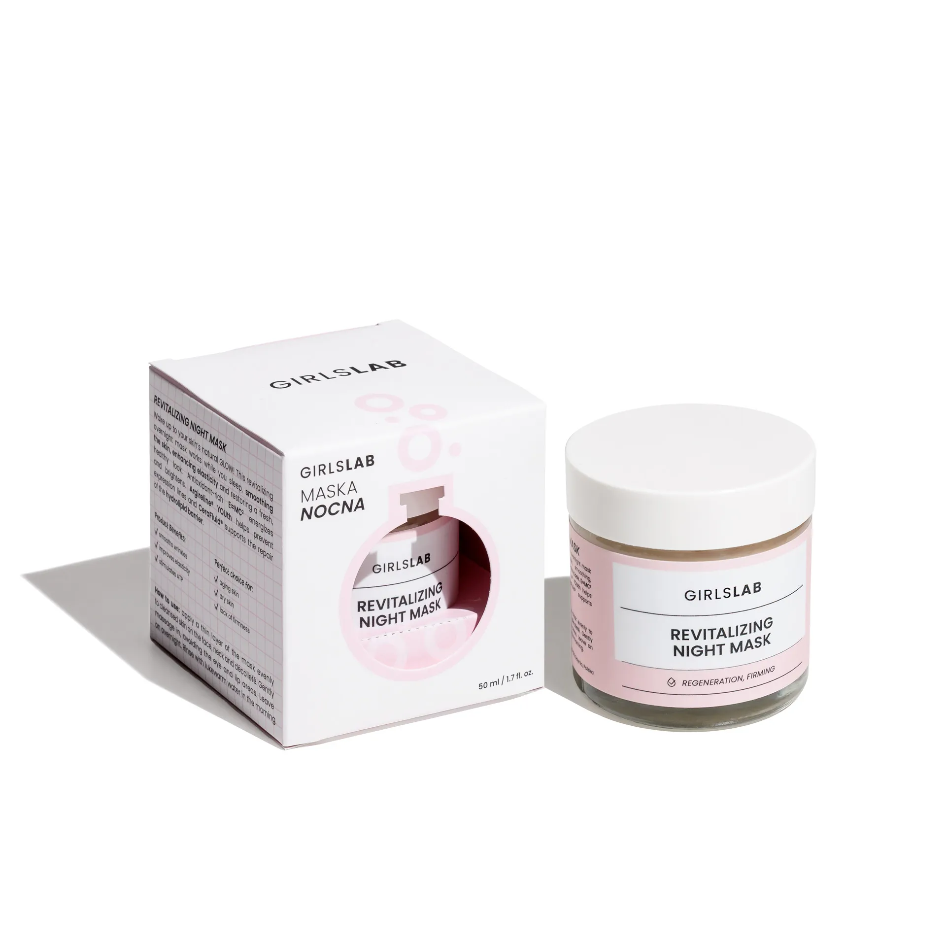 GirlsLab GL.003 Revitalizing Night Mask med ceramider